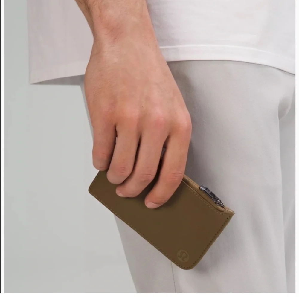 NWT Lululemon City Street Card Case in Artifact brown.